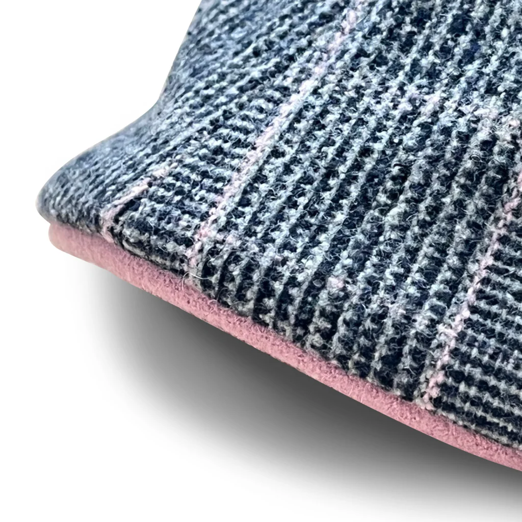 The Hare Boston Scally Cap - Blue & Grey Plaid - Image 4