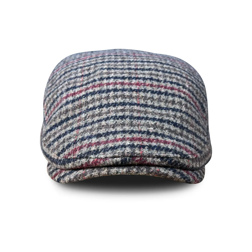The Hound Boston Scally Cap - Brown Houndstooth - Image 4