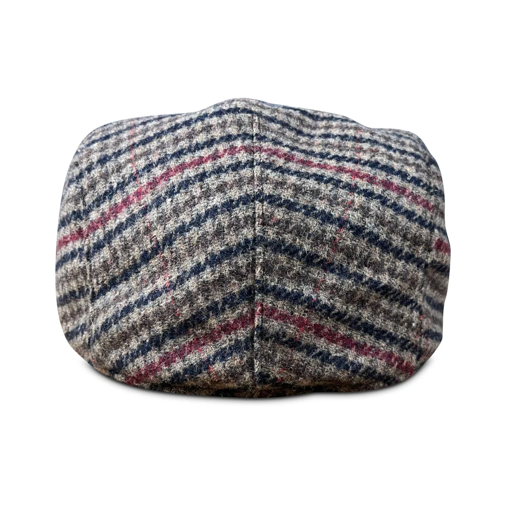 The Hound Boston Scally Cap - Brown Houndstooth - Image 7