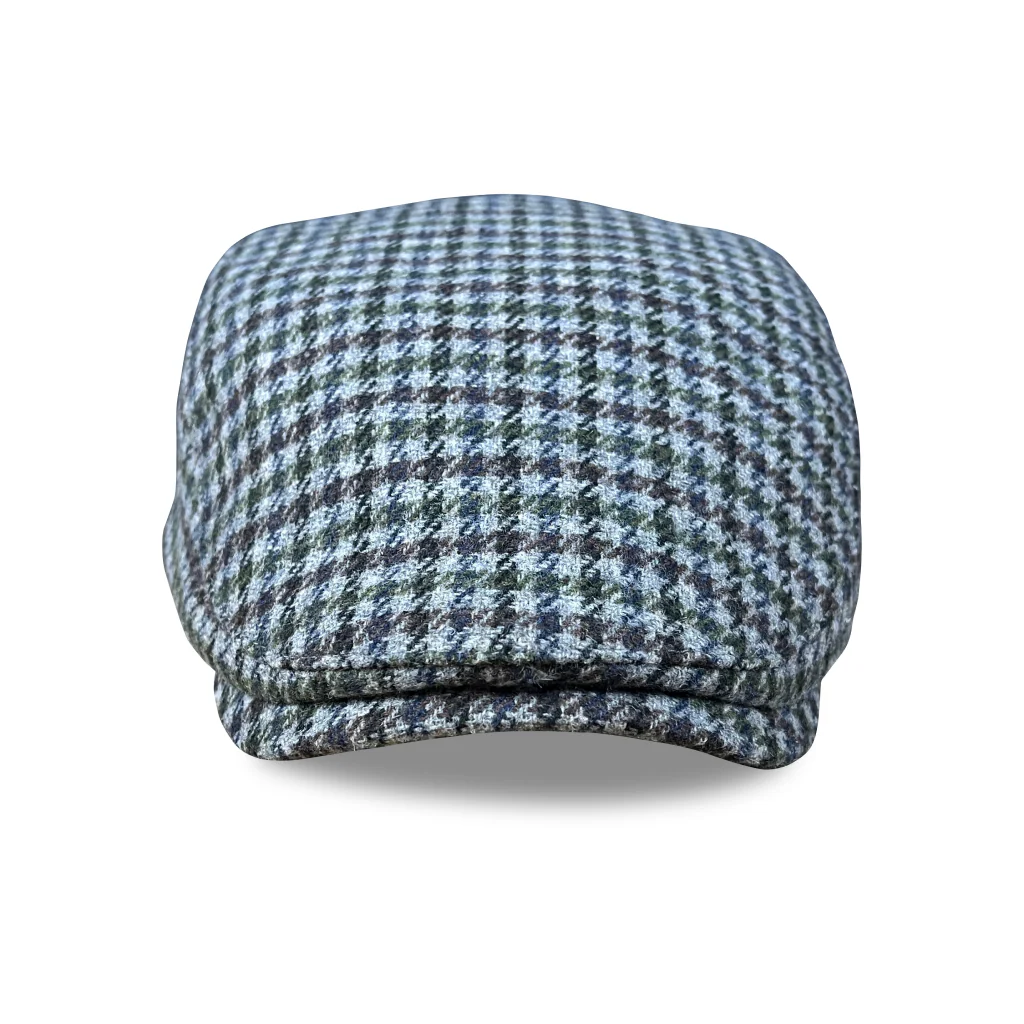 The Hound Boston Scally Cap - Grey Houndstooth - Image 4