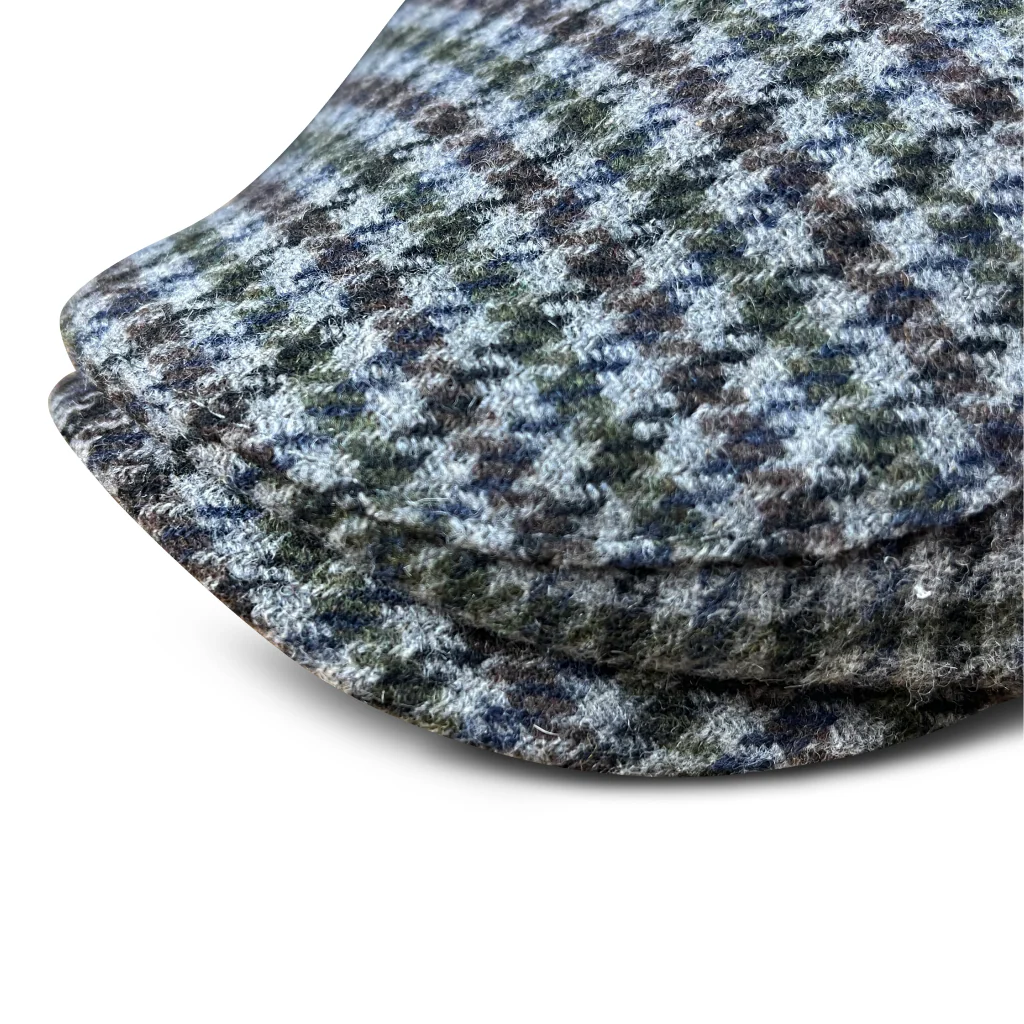 The Hound Boston Scally Cap - Grey Houndstooth - Image 5