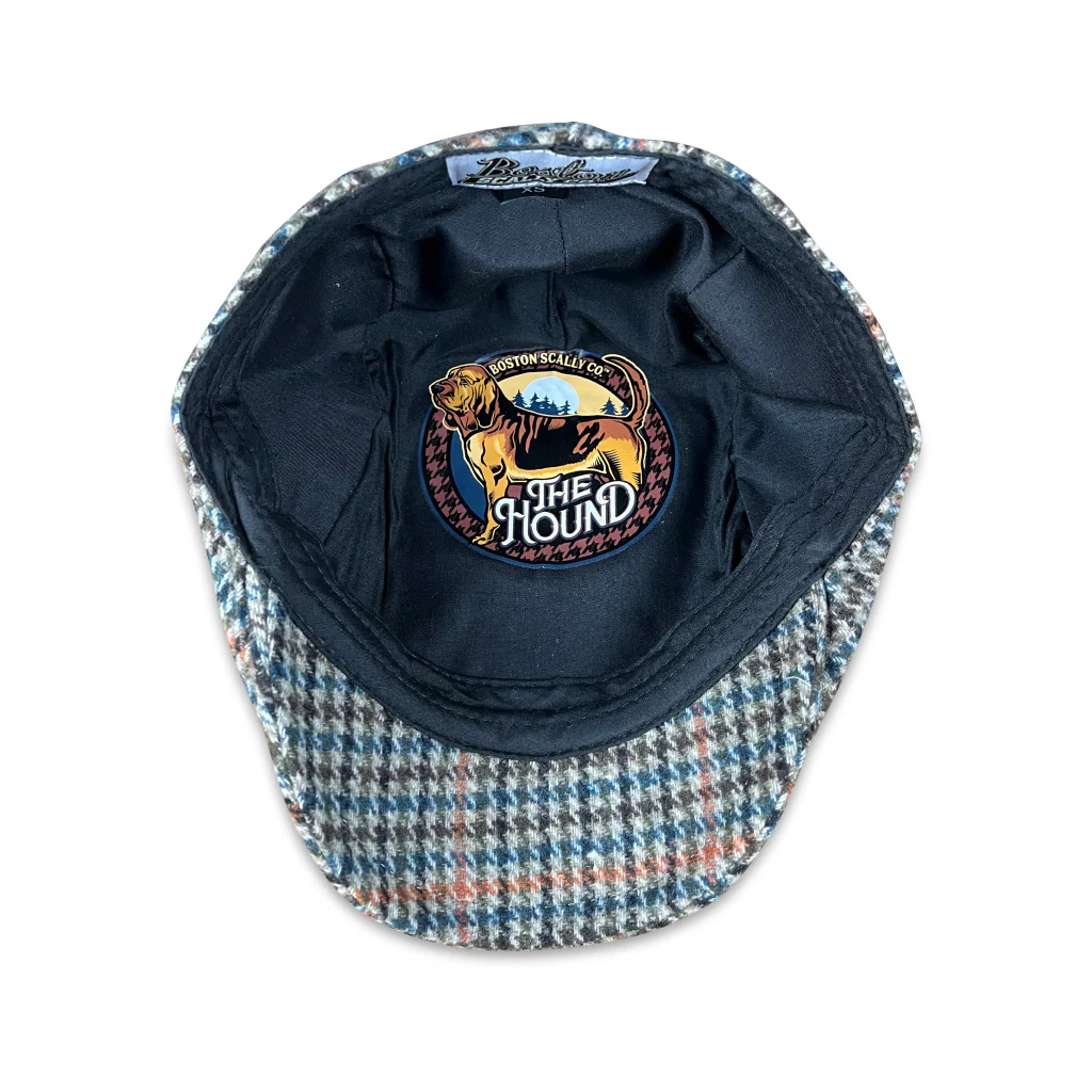 The Hound Boston Scally Cap - Tan Houndstooth - Image 3