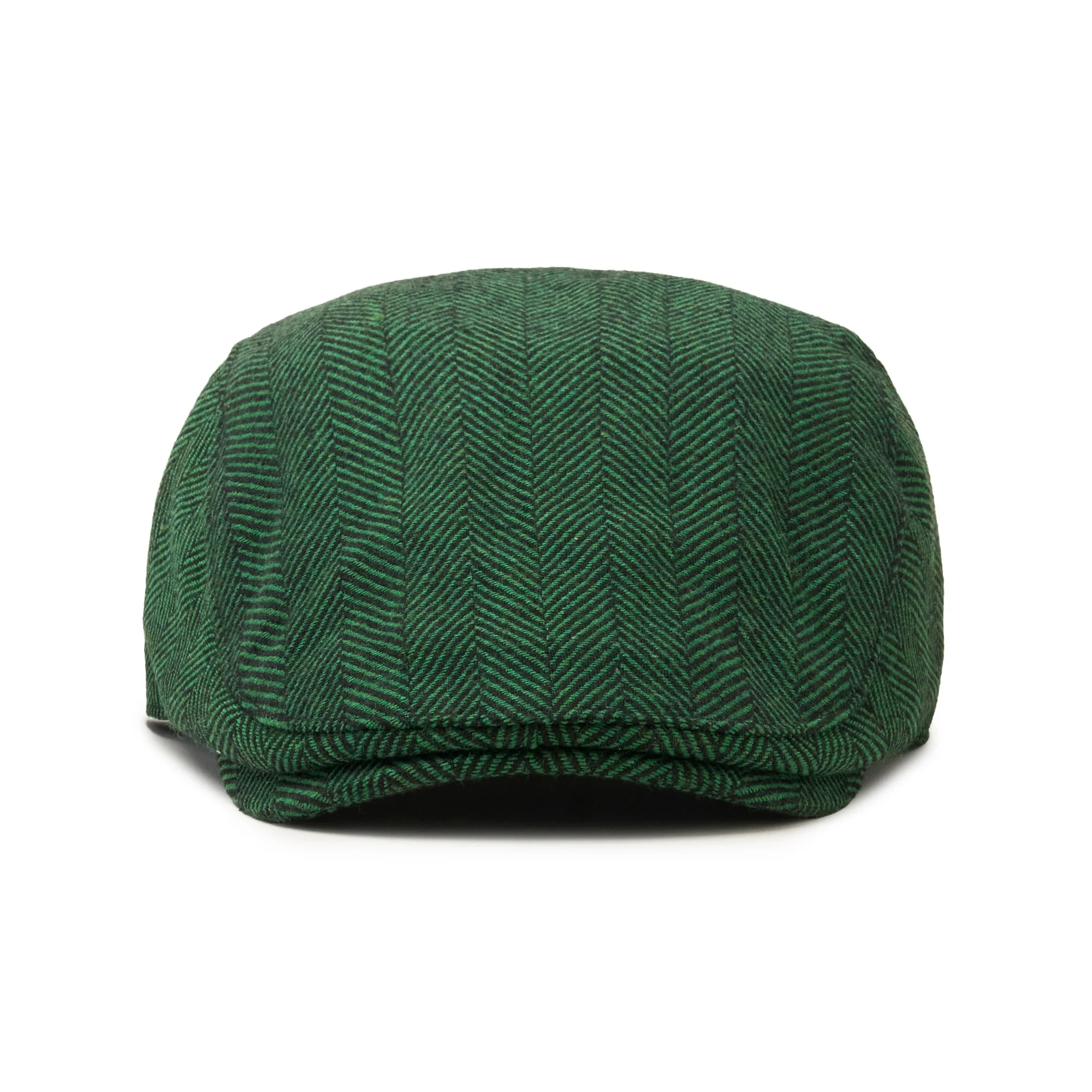 The Irish Boston Scally Cap - Green Herringbone - Image 4
