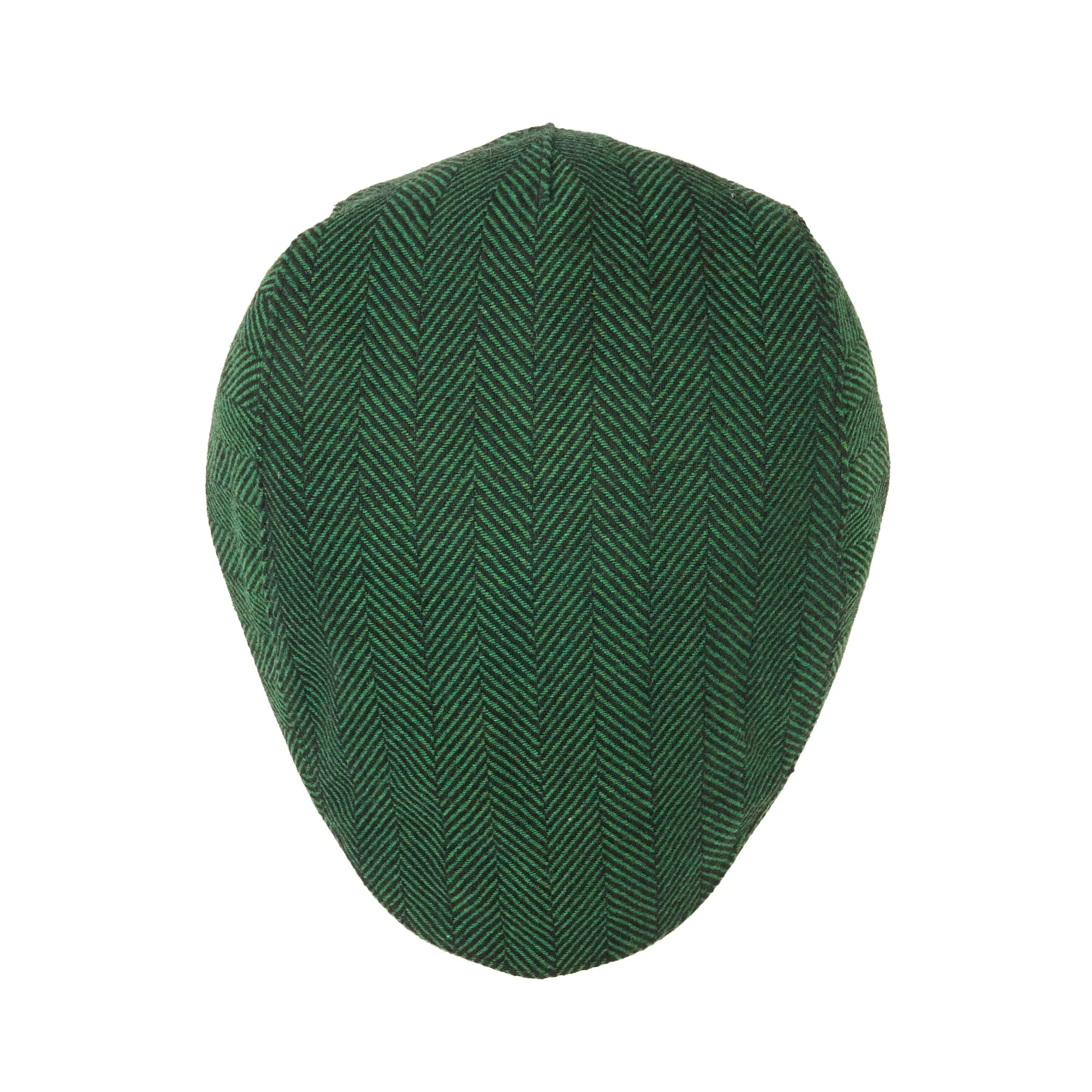 The Irish Boston Scally Cap - Green Herringbone - Image 6