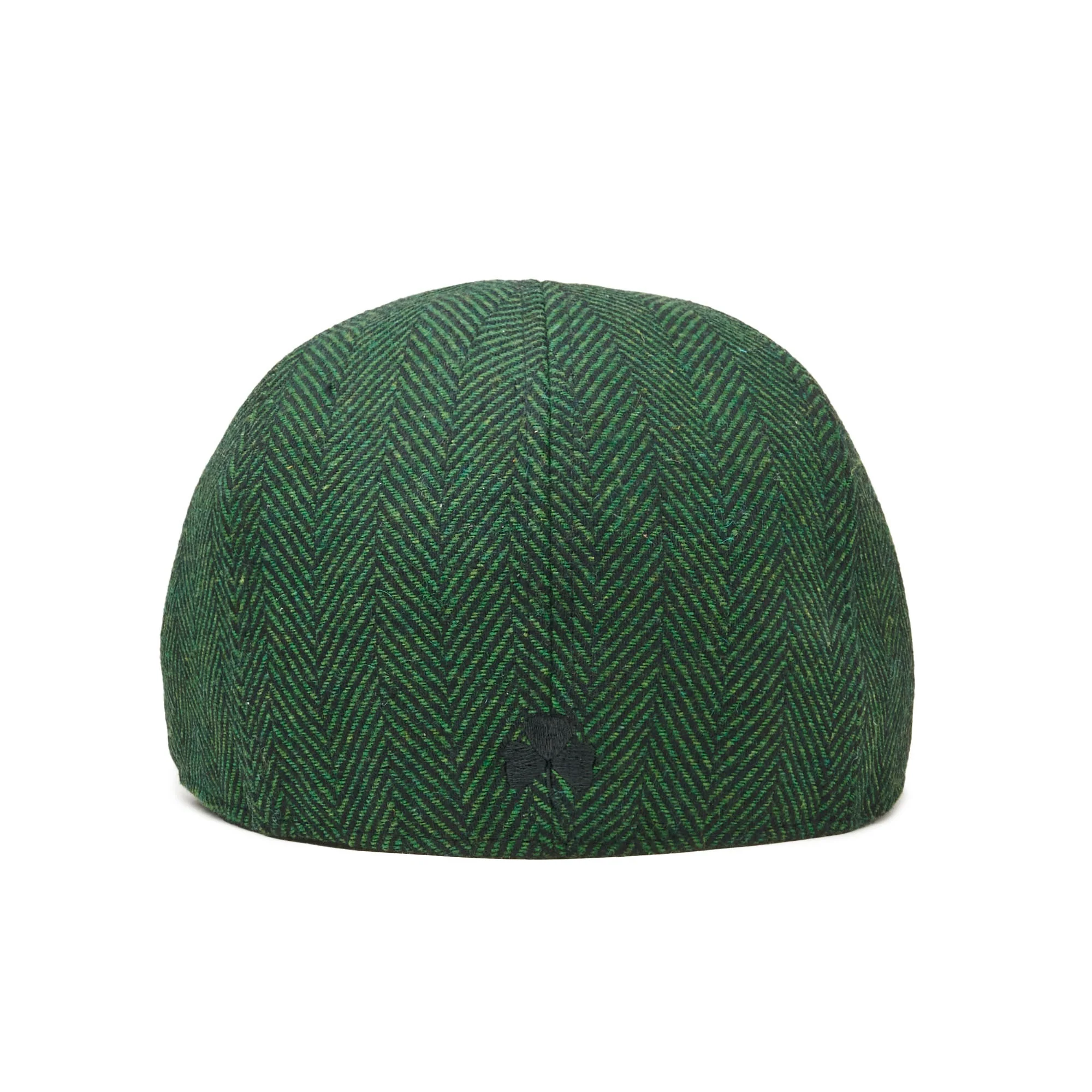 The 8-Panel Irish Boston Scally Cap - Green Herringbone - Image 6