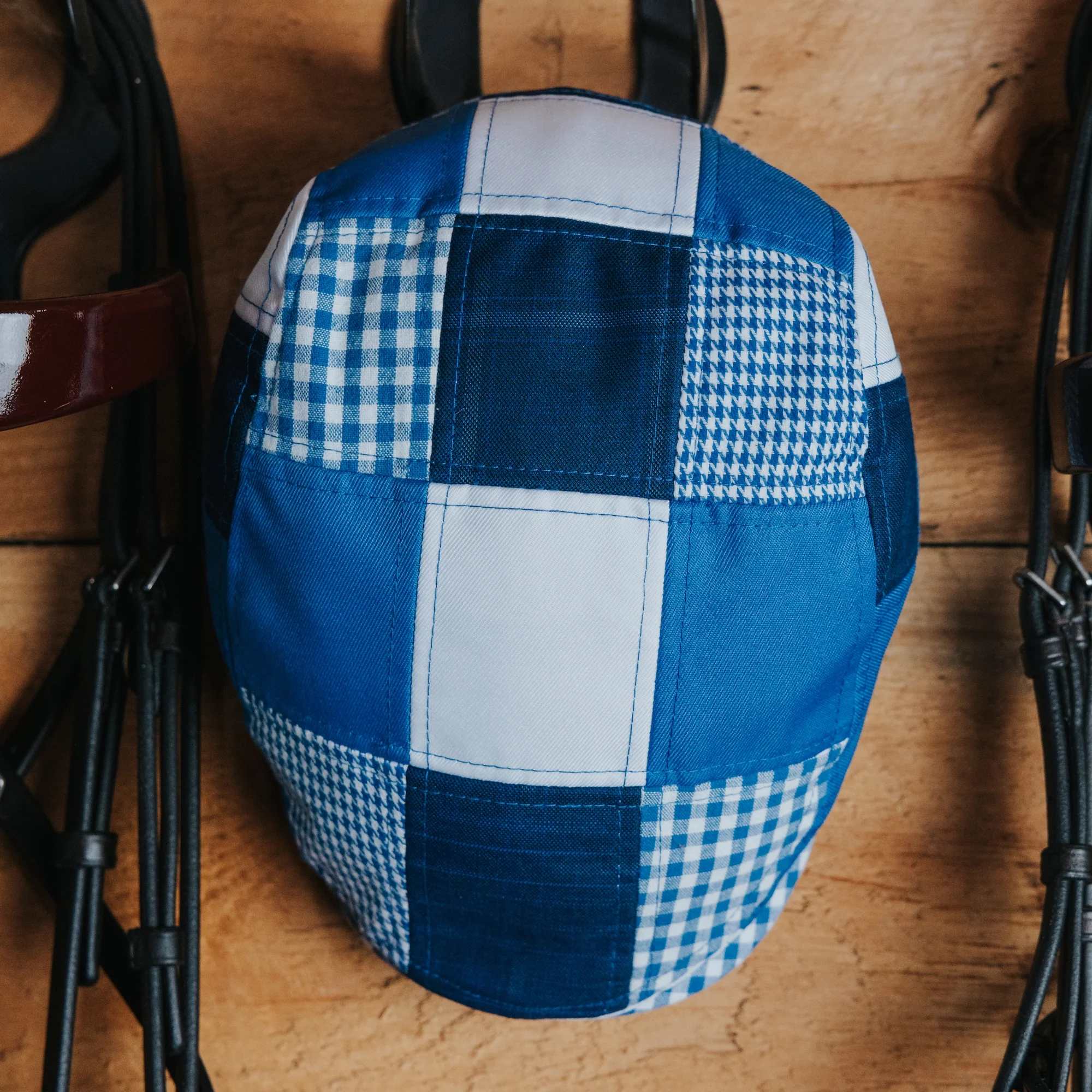 The Jockey Boston Scally Cap - Blue Patchwork - Image 13