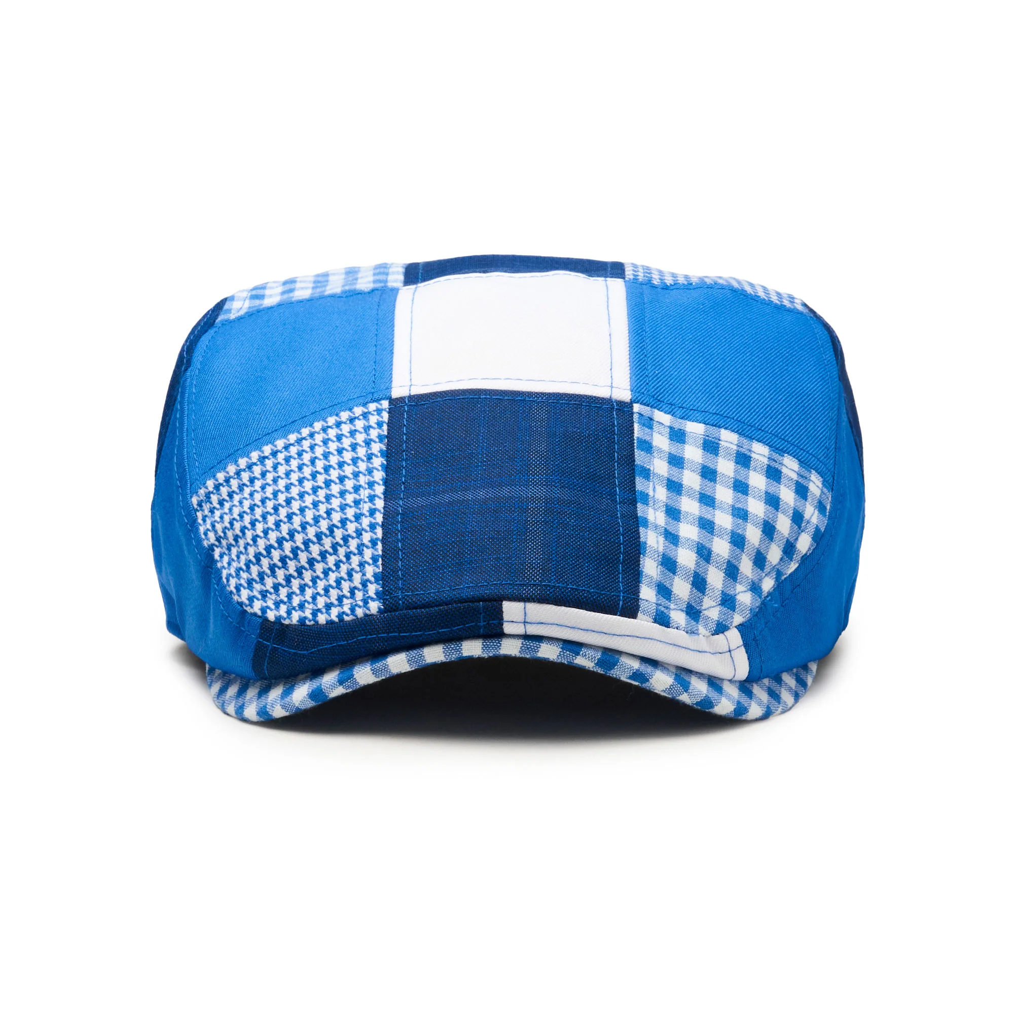 The Jockey Boston Scally Cap - Blue Patchwork - Image 5