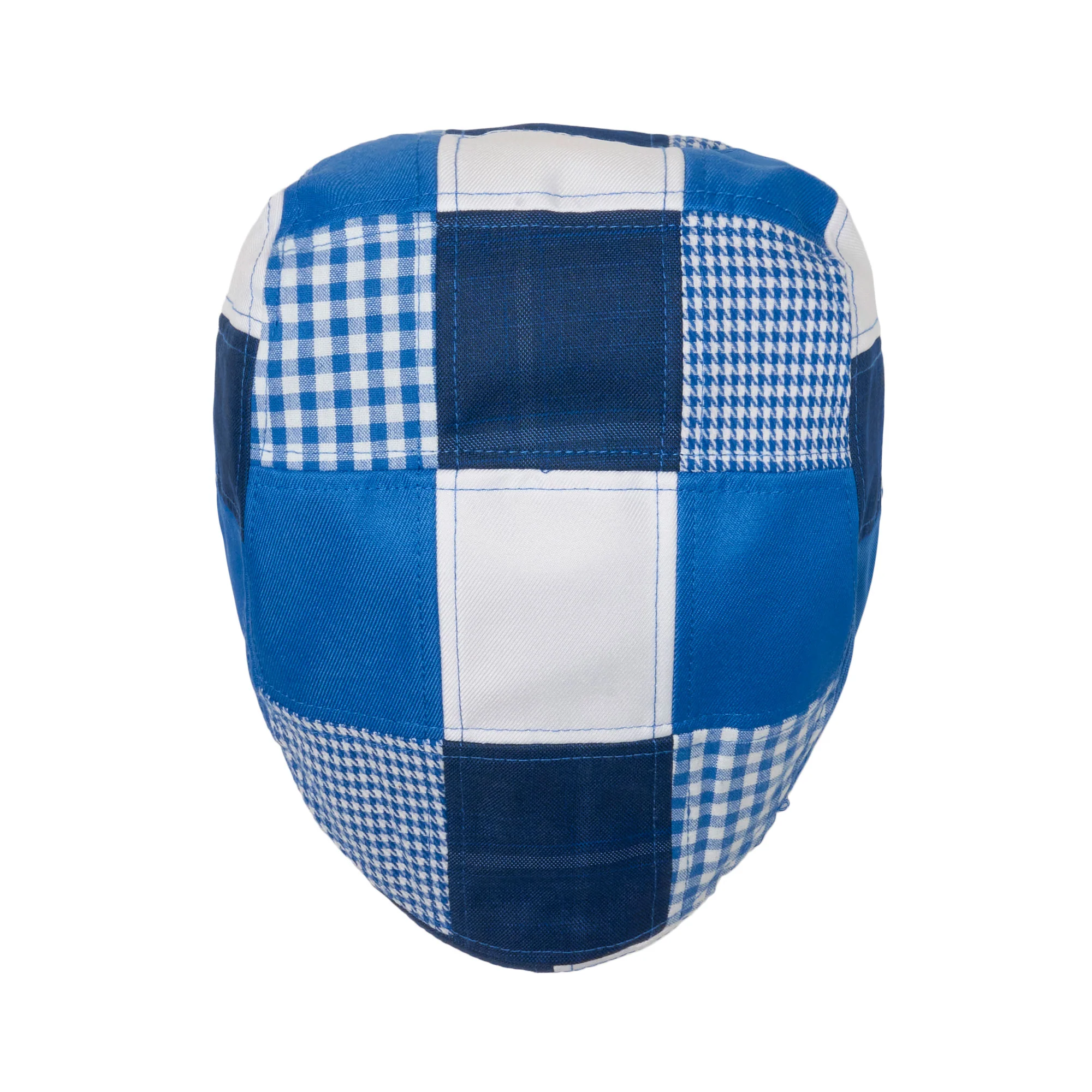 The Jockey Boston Scally Cap - Blue Patchwork - Image 7