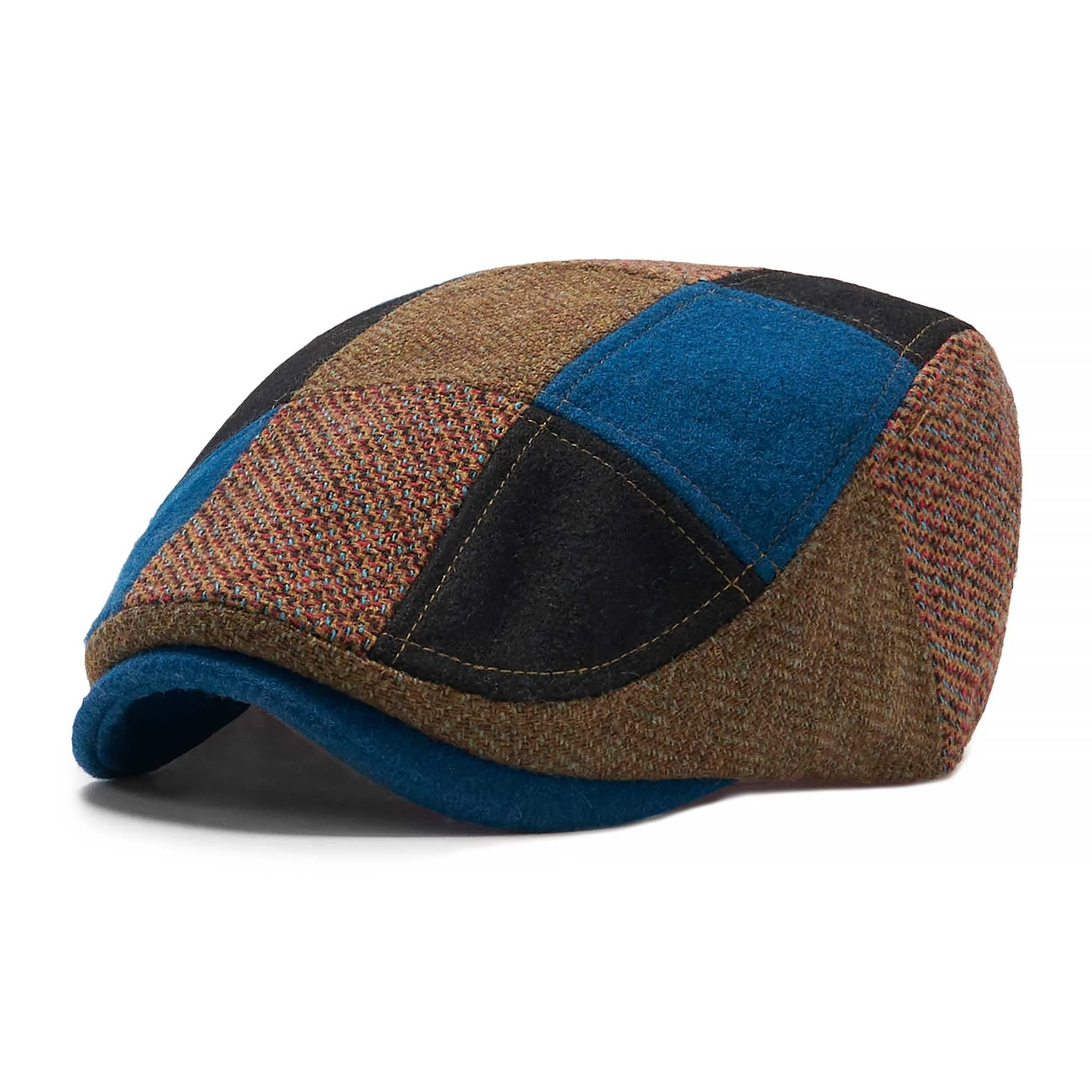 The Joker 2 Boston Scally Cap - Multicolored Patchwork - Image 3