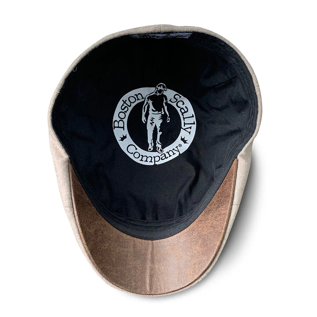The Kenmore Boston Scally Cap - Brighton Ale & Cigar Brown Brim - Image 2