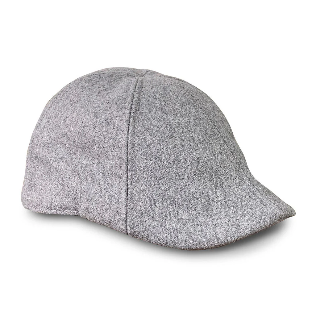 The Kenmore Boston Scally Cap - Allston Grey & Grey Brim