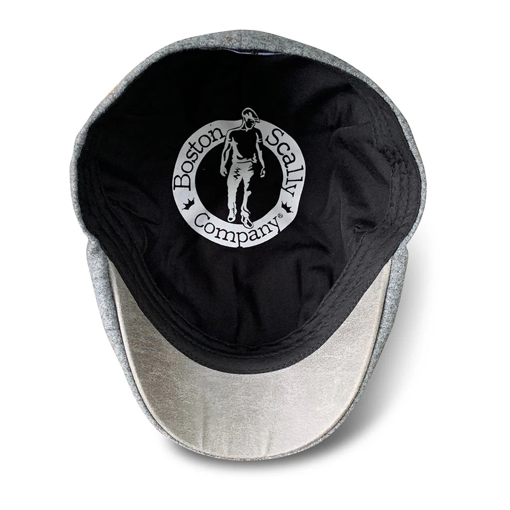 The Kenmore Boston Scally Cap - Allston Grey & Grey Brim - Image 5