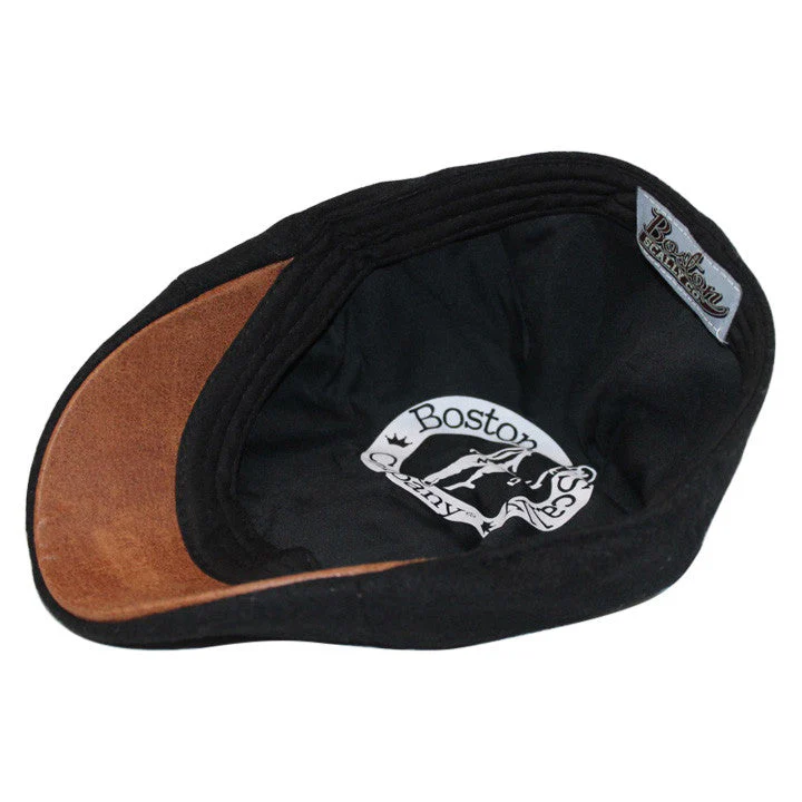 The Kenmore Boston Scally Cap - Coolidge Black & Brown Brim - Image 4