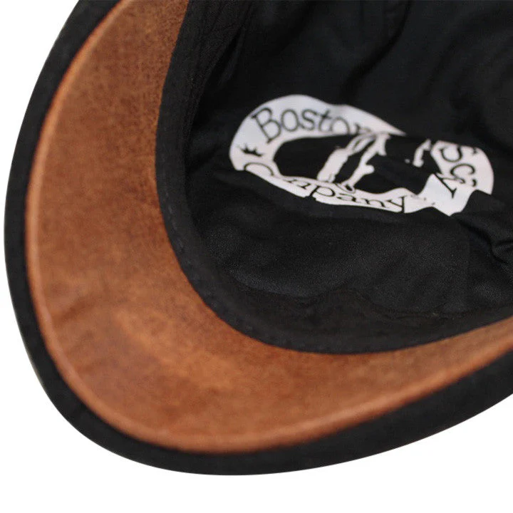 The Kenmore Boston Scally Cap - Coolidge Black & Brown Brim - Image 5