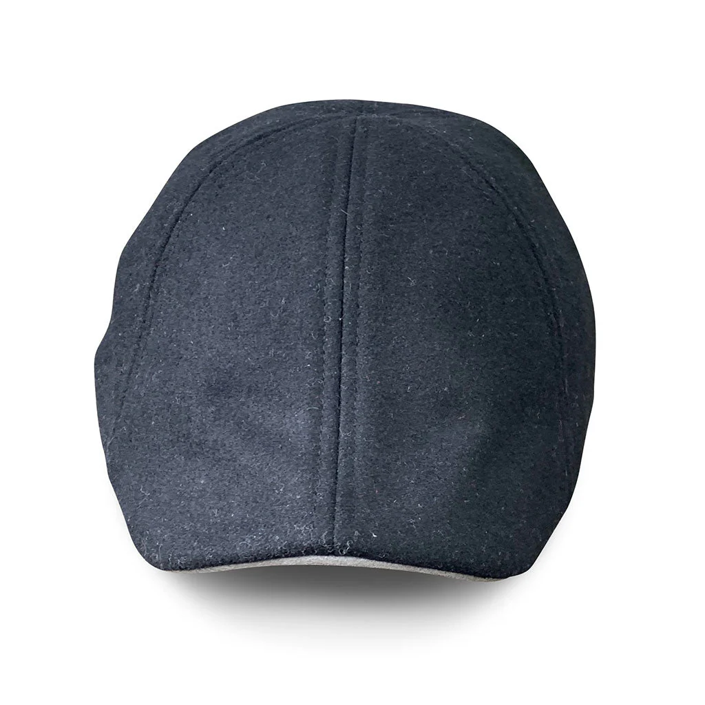 The Kenmore Boston Scally Cap - Coolidge Black & Grey Brim - Image 2
