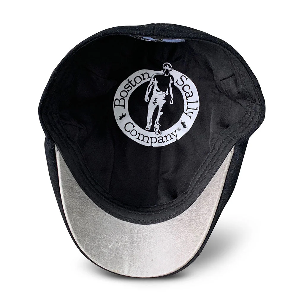 The Kenmore Boston Scally Cap - Coolidge Black & Grey Brim - Image 5