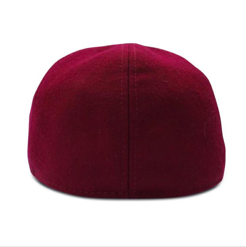 The Kenmore Boston Scally Cap - Crimson & Black Brim - Image 5