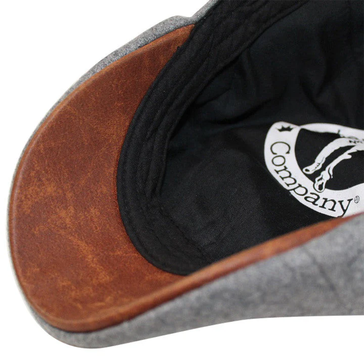 The Kenmore Boston Scally Cap - Allston Grey & Brown Brim - Image 5