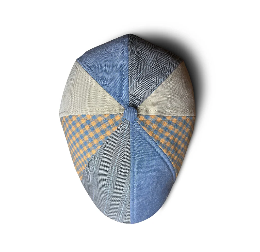 The Kraken Boston Scally Cap - Multi-Color Patchwork - Image 5