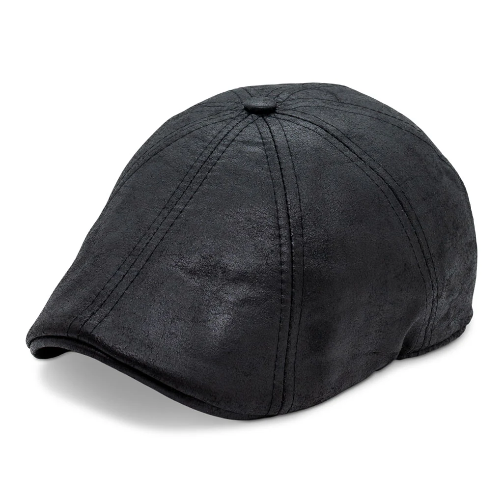 The Scrapyard Boston Scally Cap - Black - Image 3