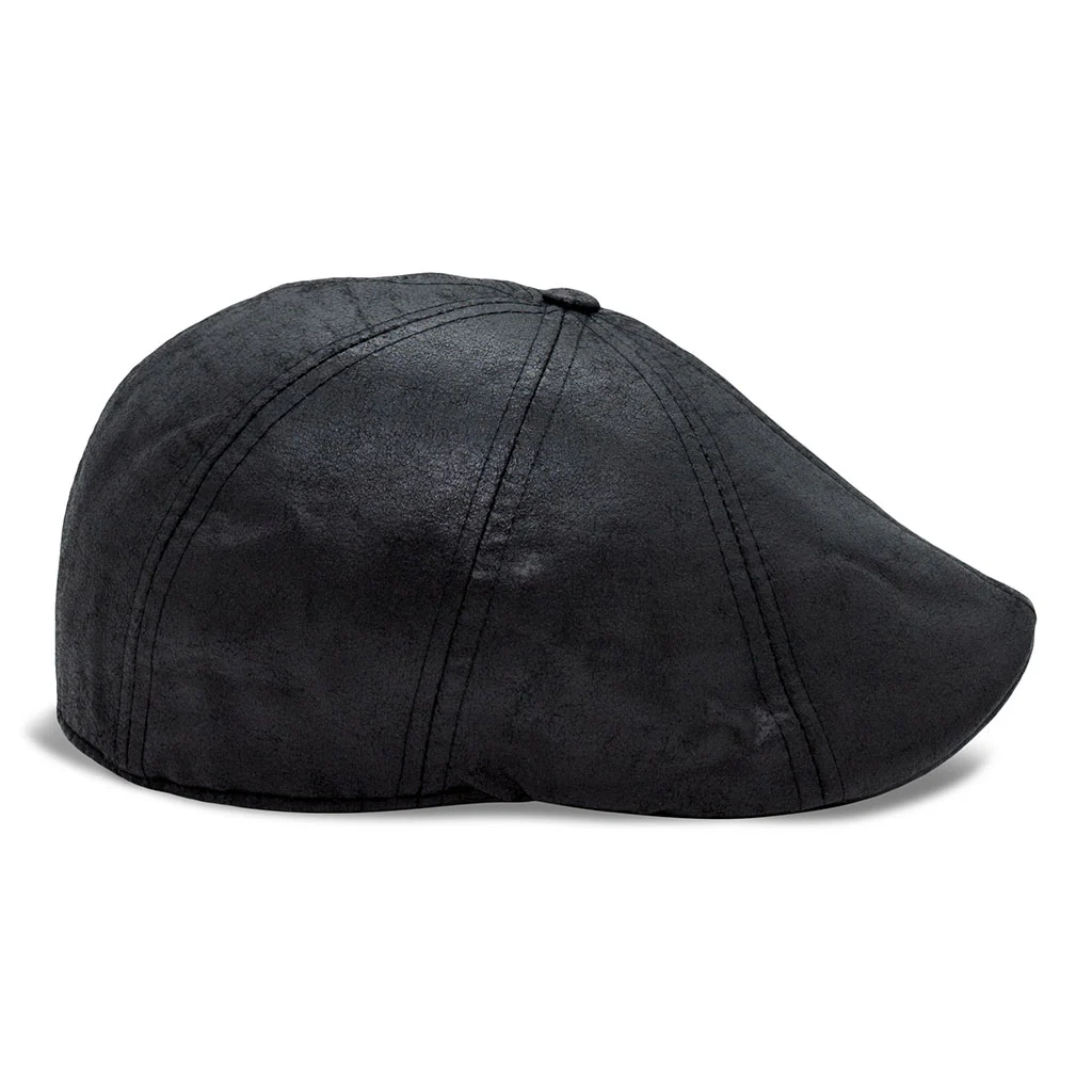 The Scrapyard Boston Scally Cap - Black - Image 9