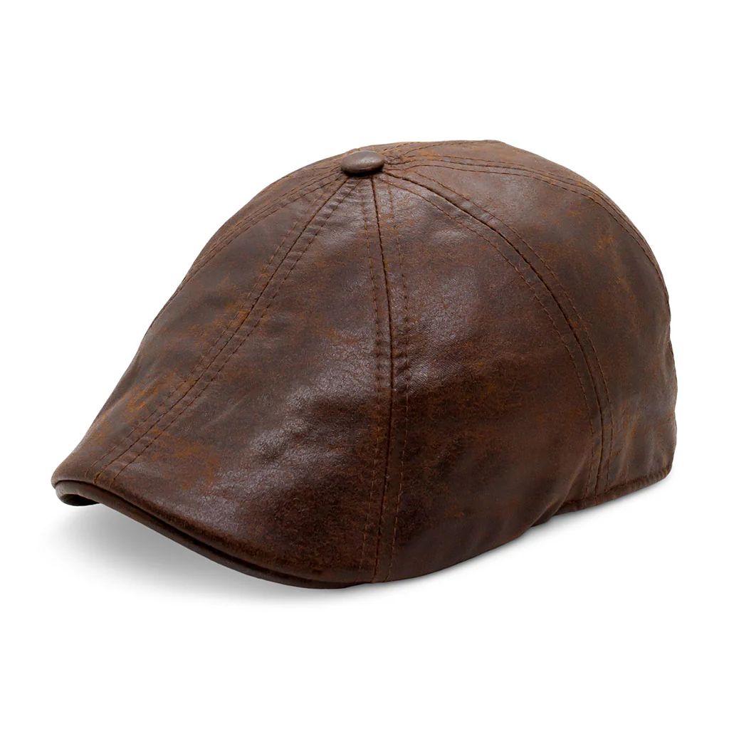 The Scrapyard Boston Scally Cap - Brown - Image 3