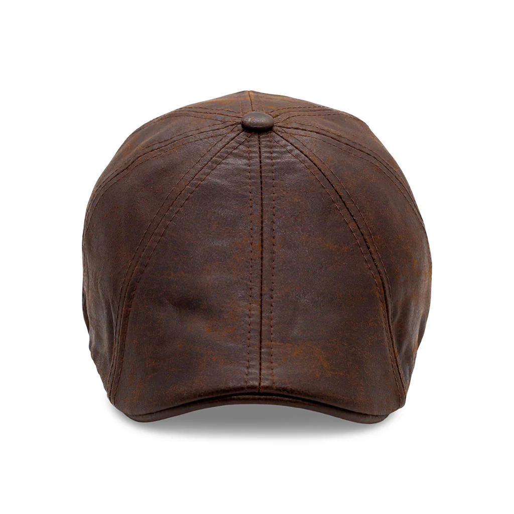 The Scrapyard Boston Scally Cap - Brown - Image 5