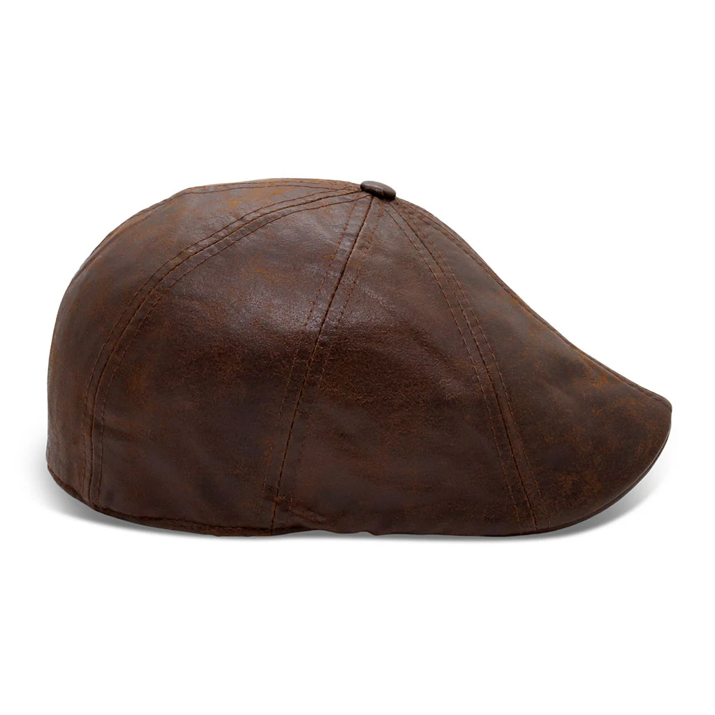 The Scrapyard Boston Scally Cap - Brown - Image 7
