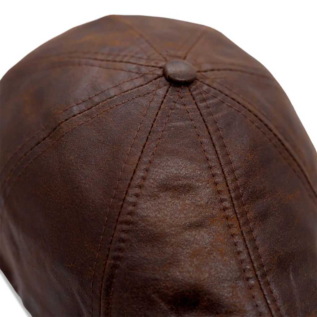 The Scrapyard Boston Scally Cap - Brown - Image 9