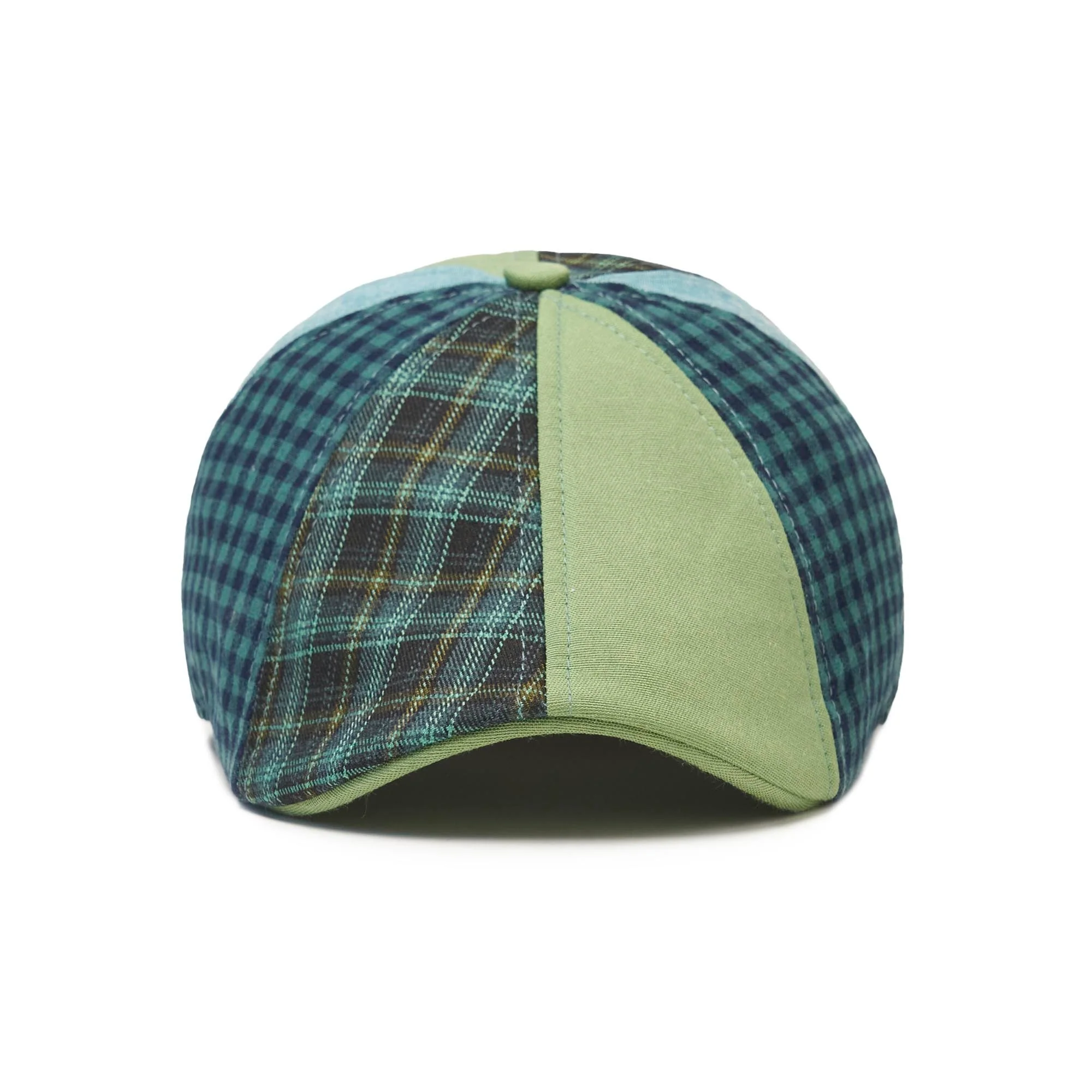The Loch Ness Boston Scally Cap - Multi-Color Patchwork - Image 4