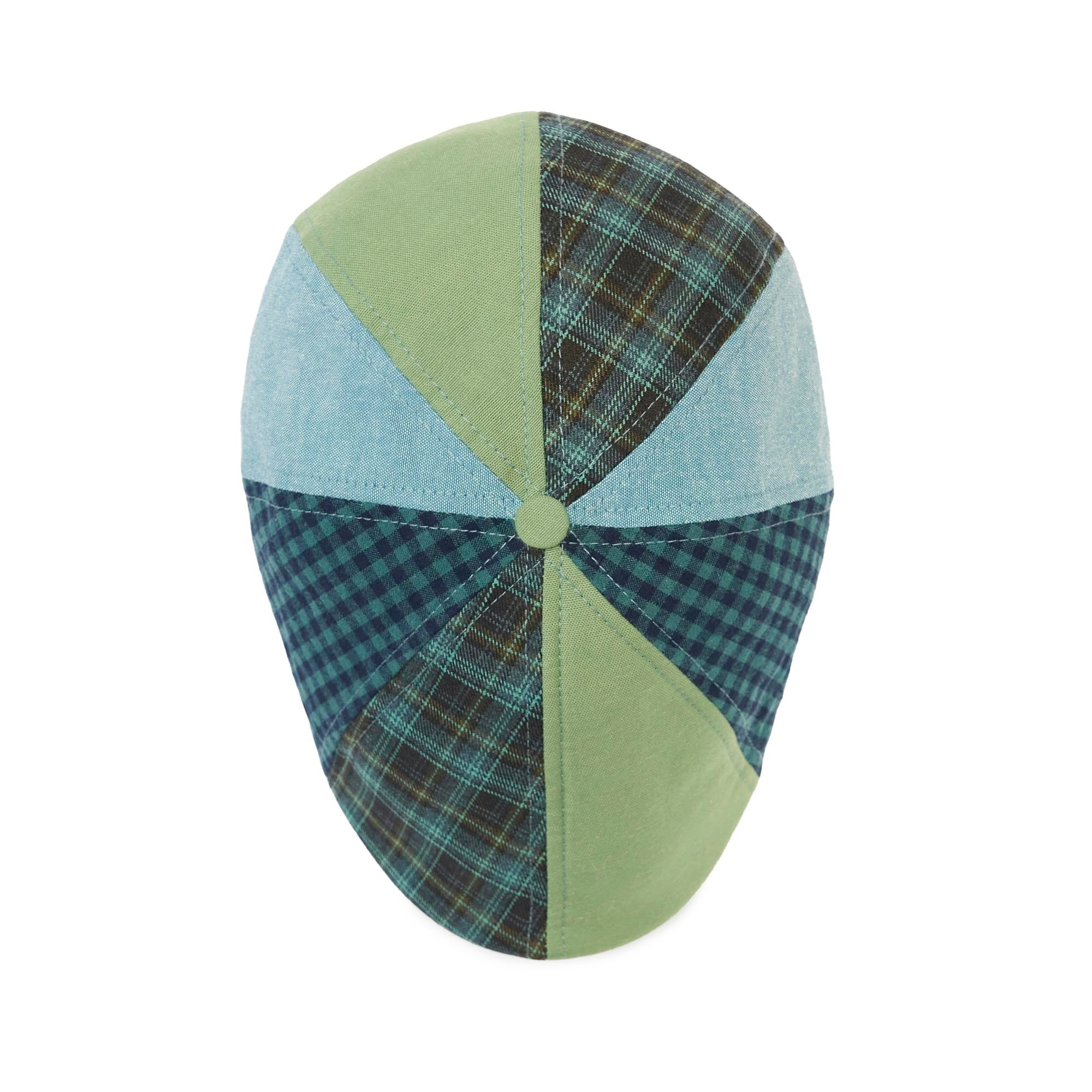 The Loch Ness Boston Scally Cap - Multi-Color Patchwork - Image 6
