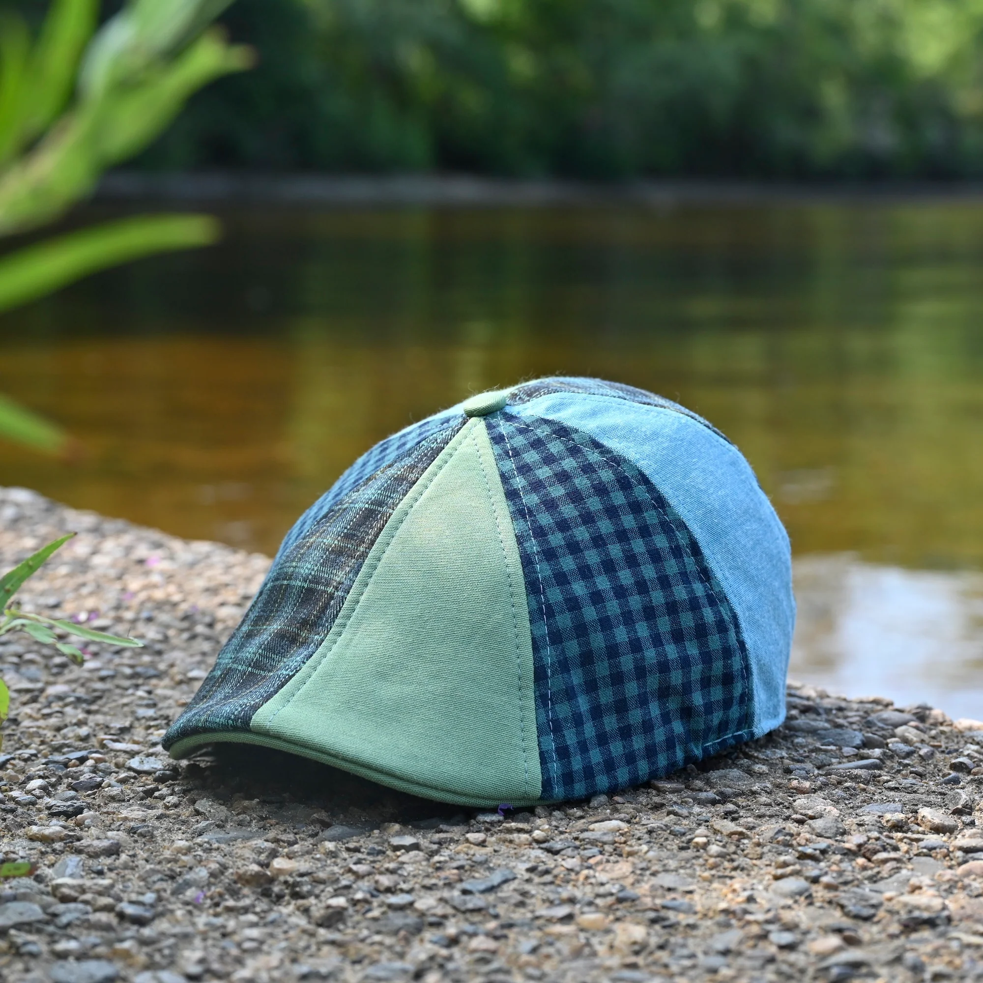 The Loch Ness Boston Scally Cap - Multi-Color Patchwork - Image 9
