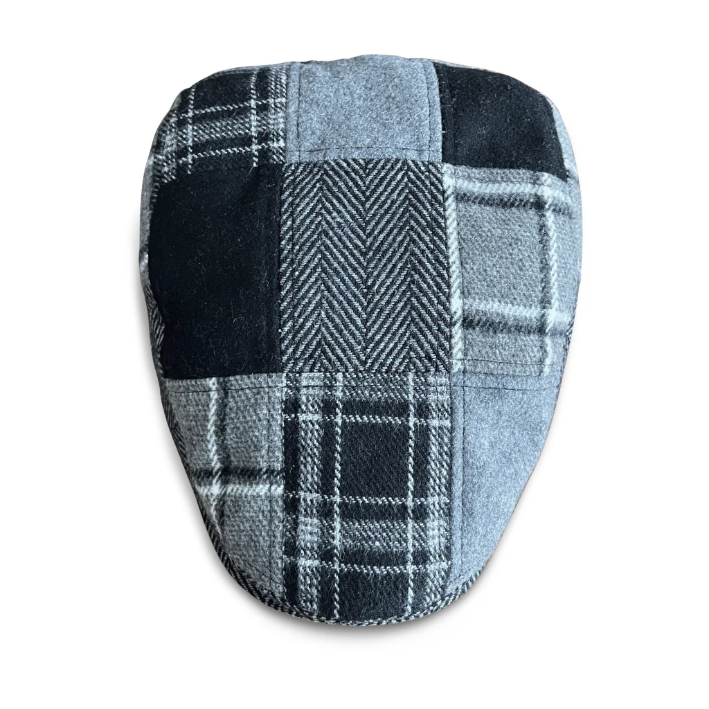The Lunchbox Blackbox Edition Boston Scally Cap - Black Plaid - Image 4