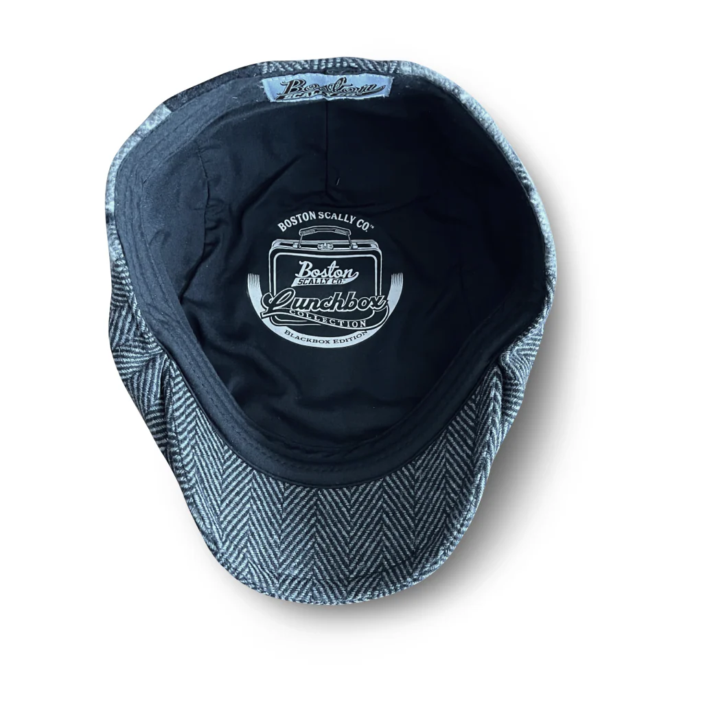 The Lunchbox Blackbox Edition Boston Scally Cap - Black Plaid - Image 5