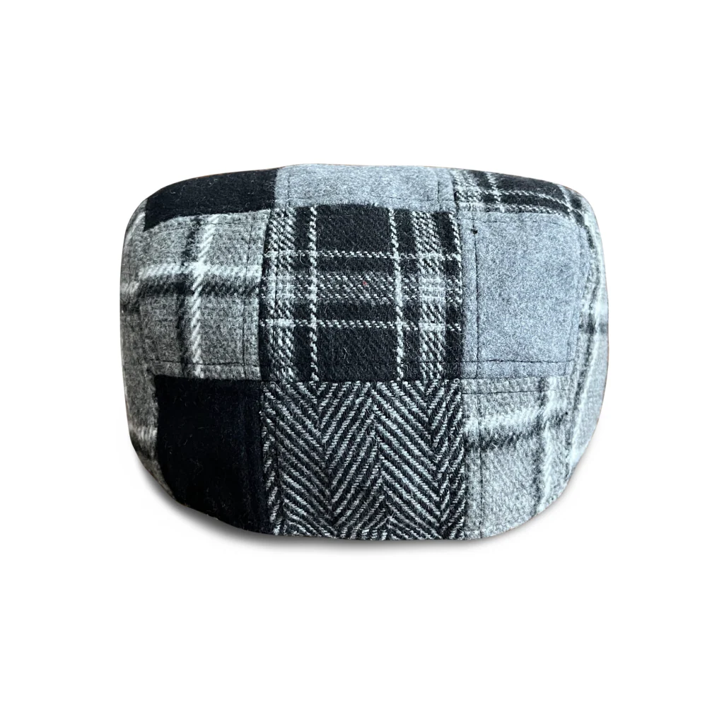 The Lunchbox Blackbox Edition Boston Scally Cap - Black Plaid - Image 6