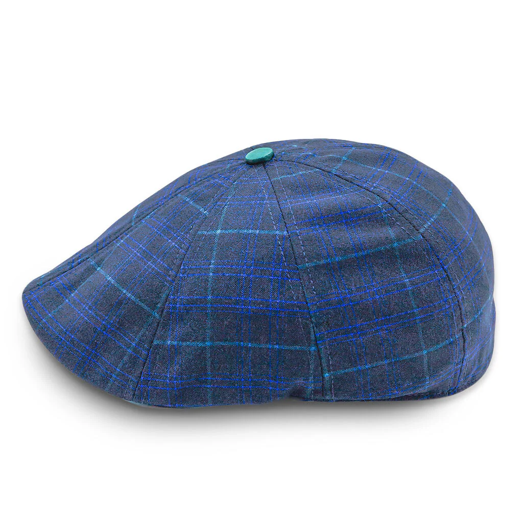The Midnight Summer Peaky Boston Scally Cap - Plaid - Image 7
