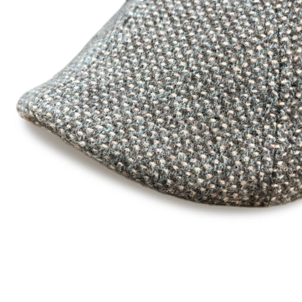 The Newsboy Boston Scally Cap - Grey/Brown - Image 6