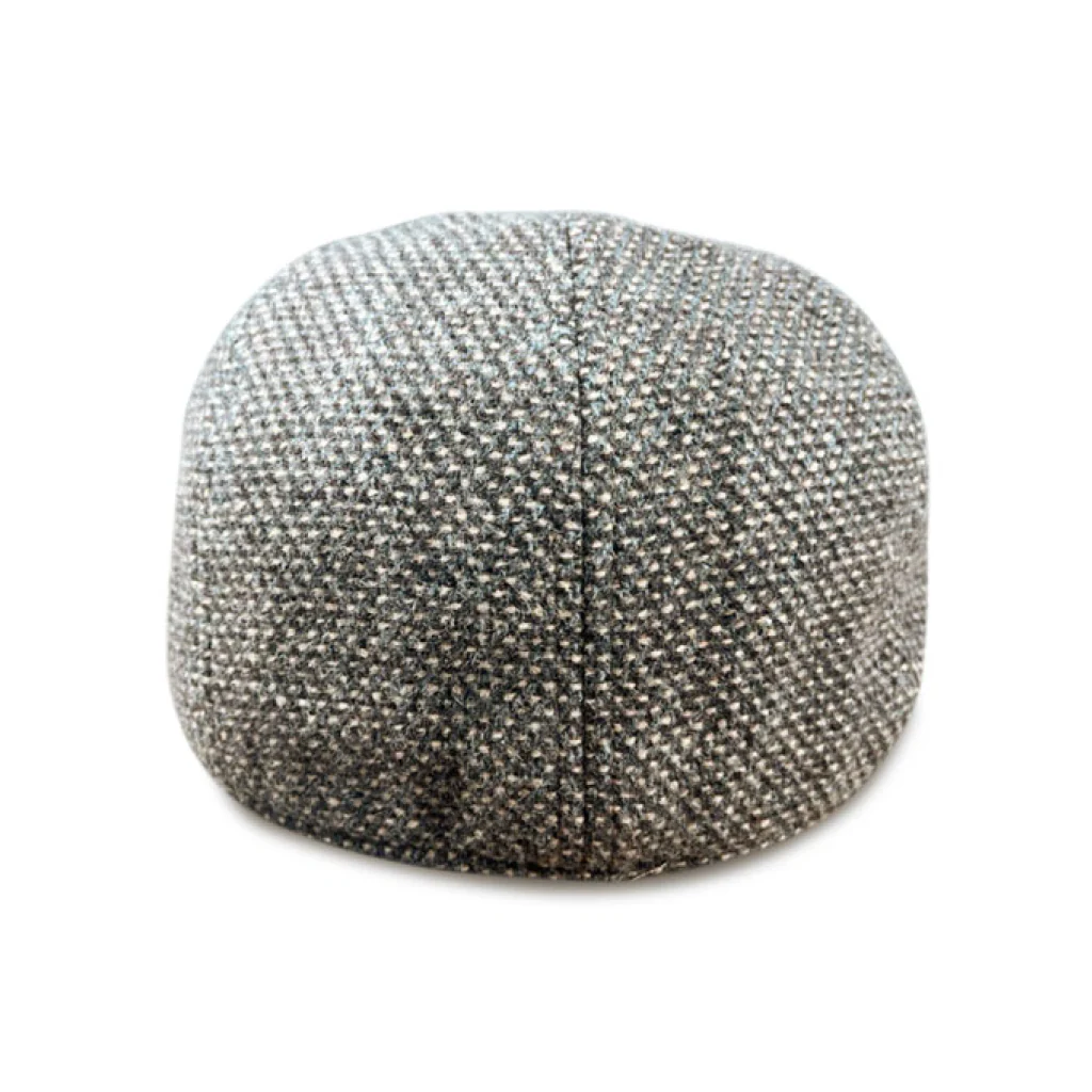 The Newsboy Boston Scally Cap - Grey/Brown - Image 8