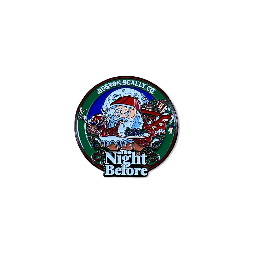 Boston Scally The Night Before Cap Pin