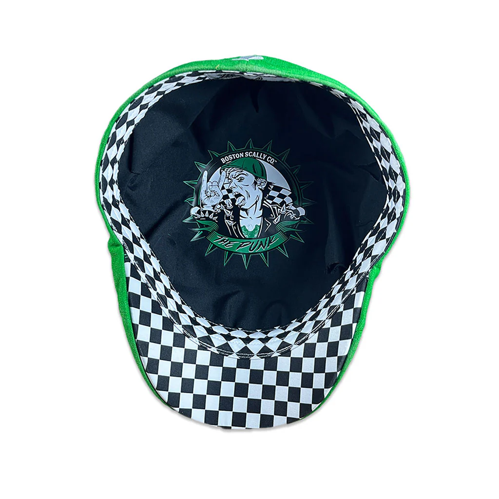 The Punk Boston Scally Cap - Irish Green - Image 2