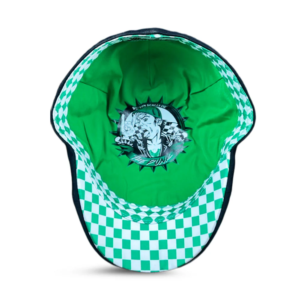 The Punk Boston Scally Cap - Black - Image 2