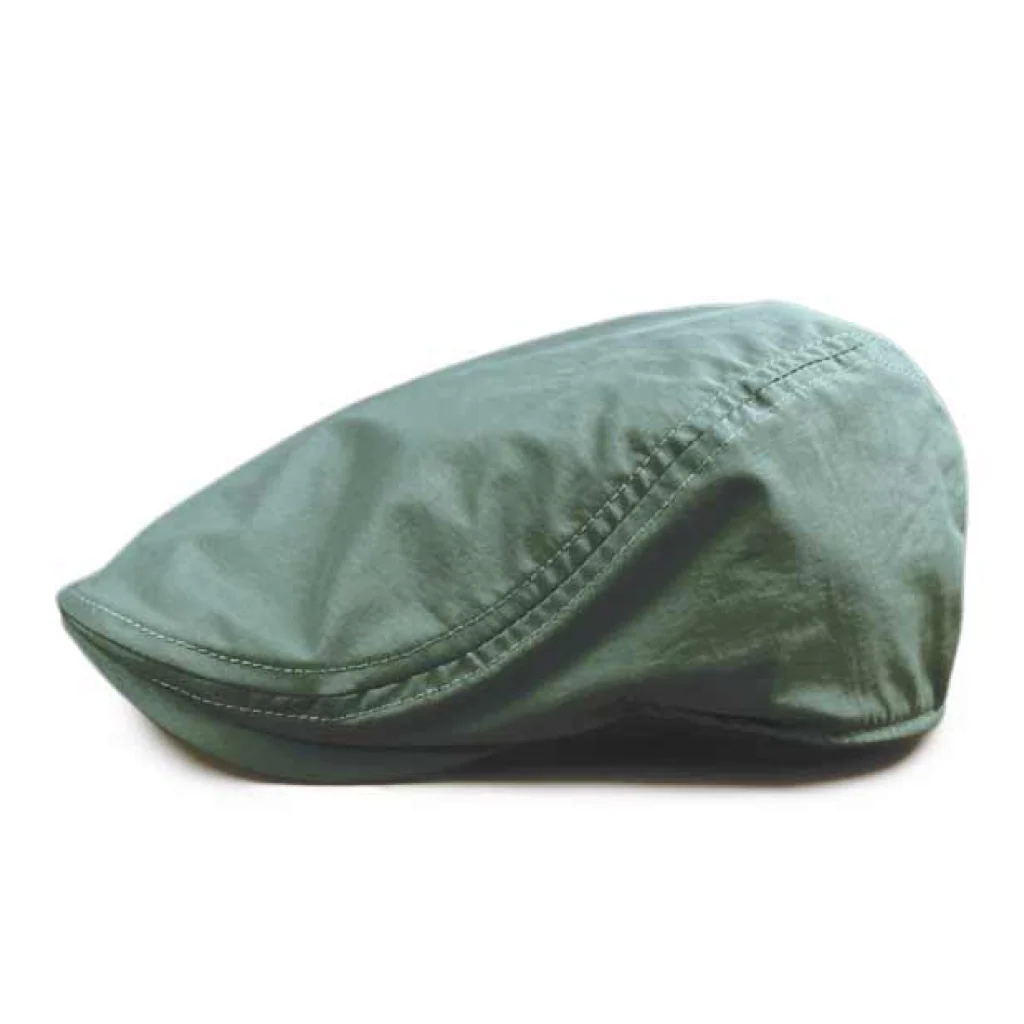 The Repel Single Panel Boston Scally Cap - OD Green - Image 3