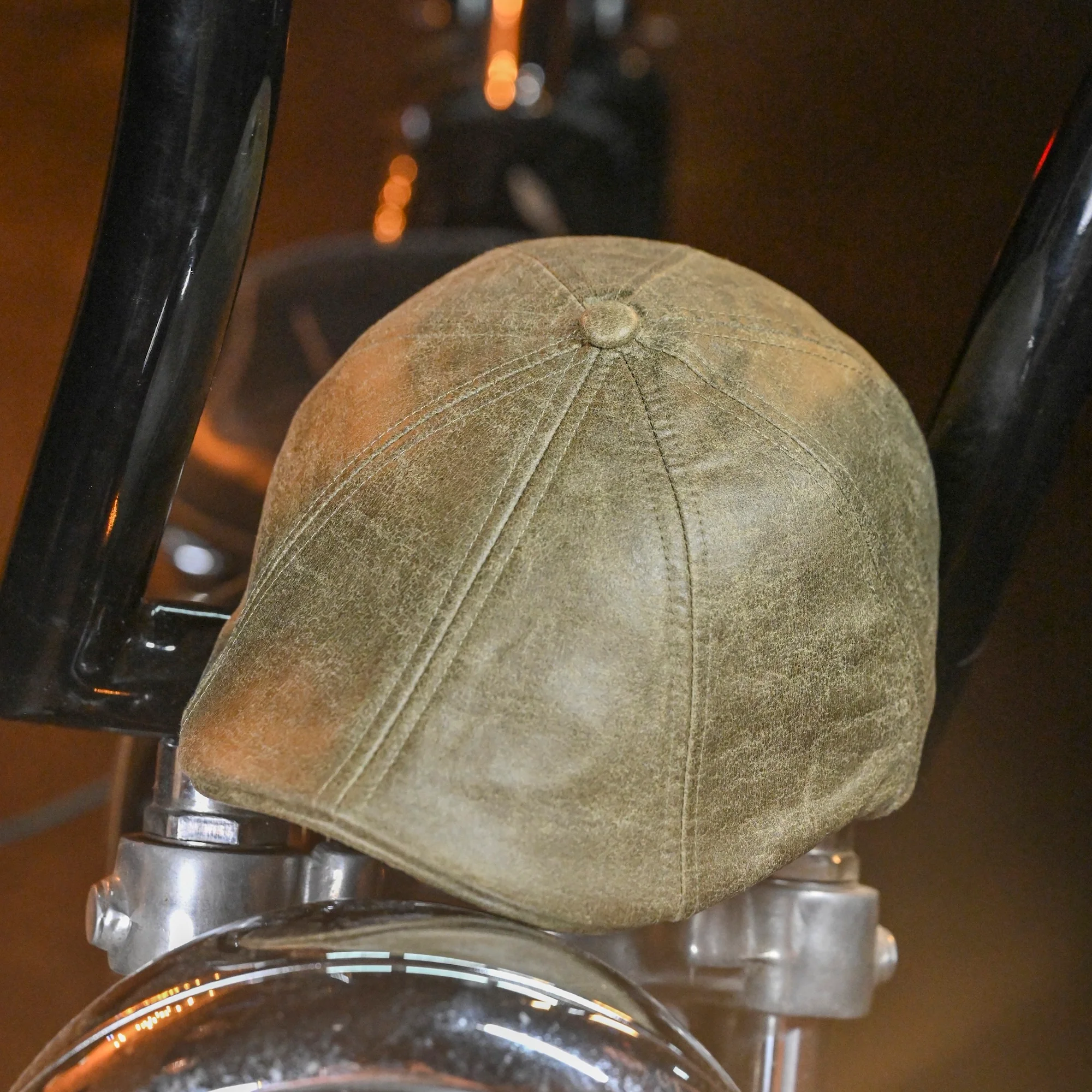 The Scrapyard Boston Scally Cap - Army Green - Image 9