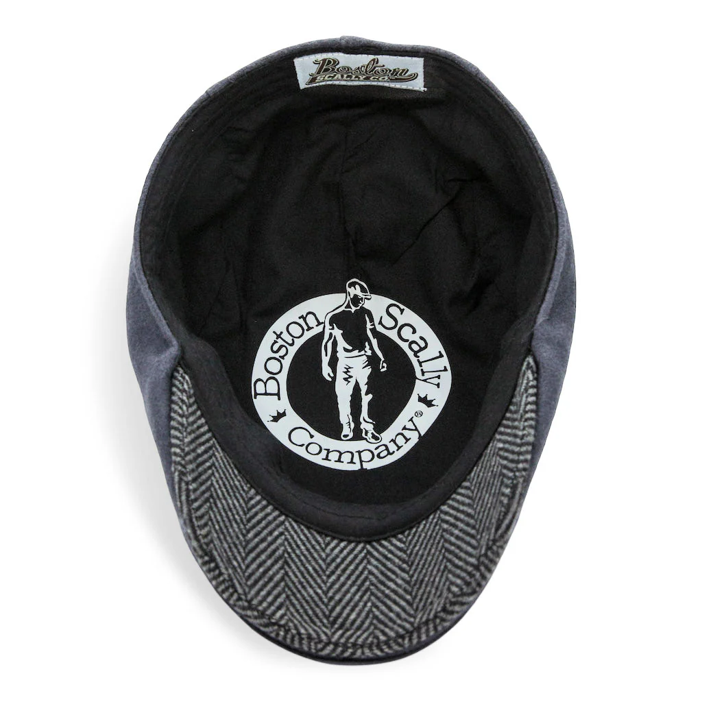 The Sidestreet Boston Scally Cap - Grey - Image 2