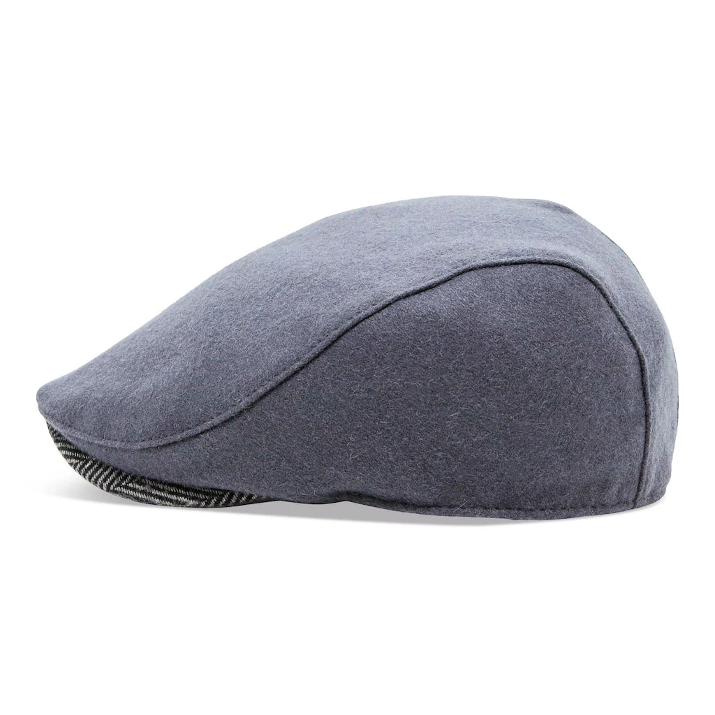The Sidestreet Boston Scally Cap - Grey - Image 7
