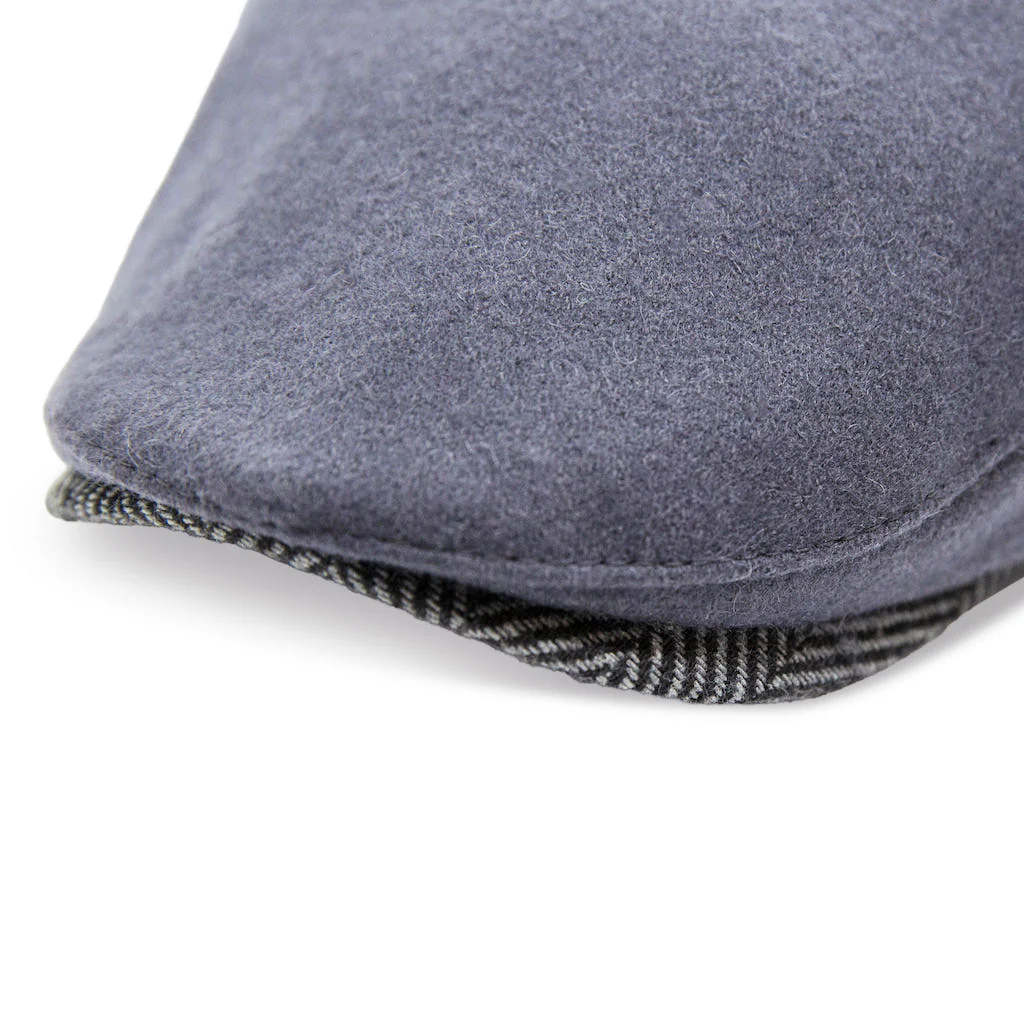 The Sidestreet Boston Scally Cap - Grey - Image 9