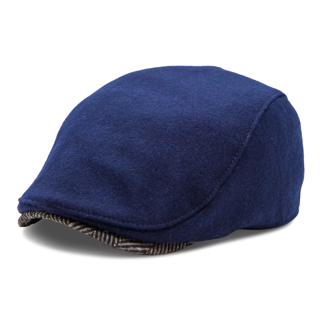 The Sidestreet Boston Scally Cap - Navy - Image 3