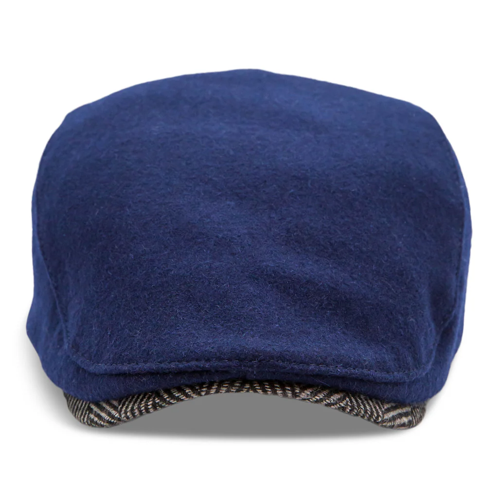 The Sidestreet Boston Scally Cap - Navy - Image 4