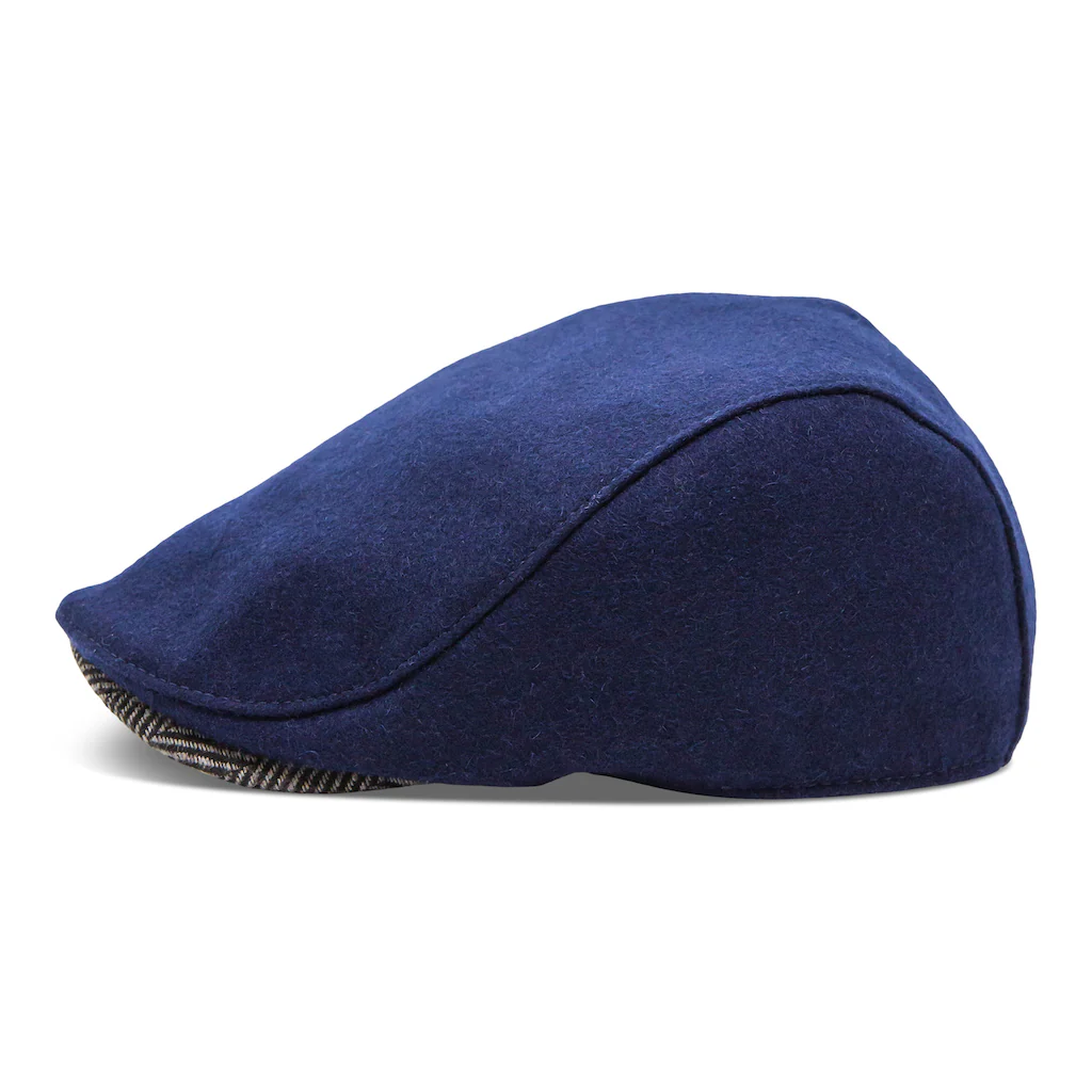 The Sidestreet Boston Scally Cap - Navy - Image 7