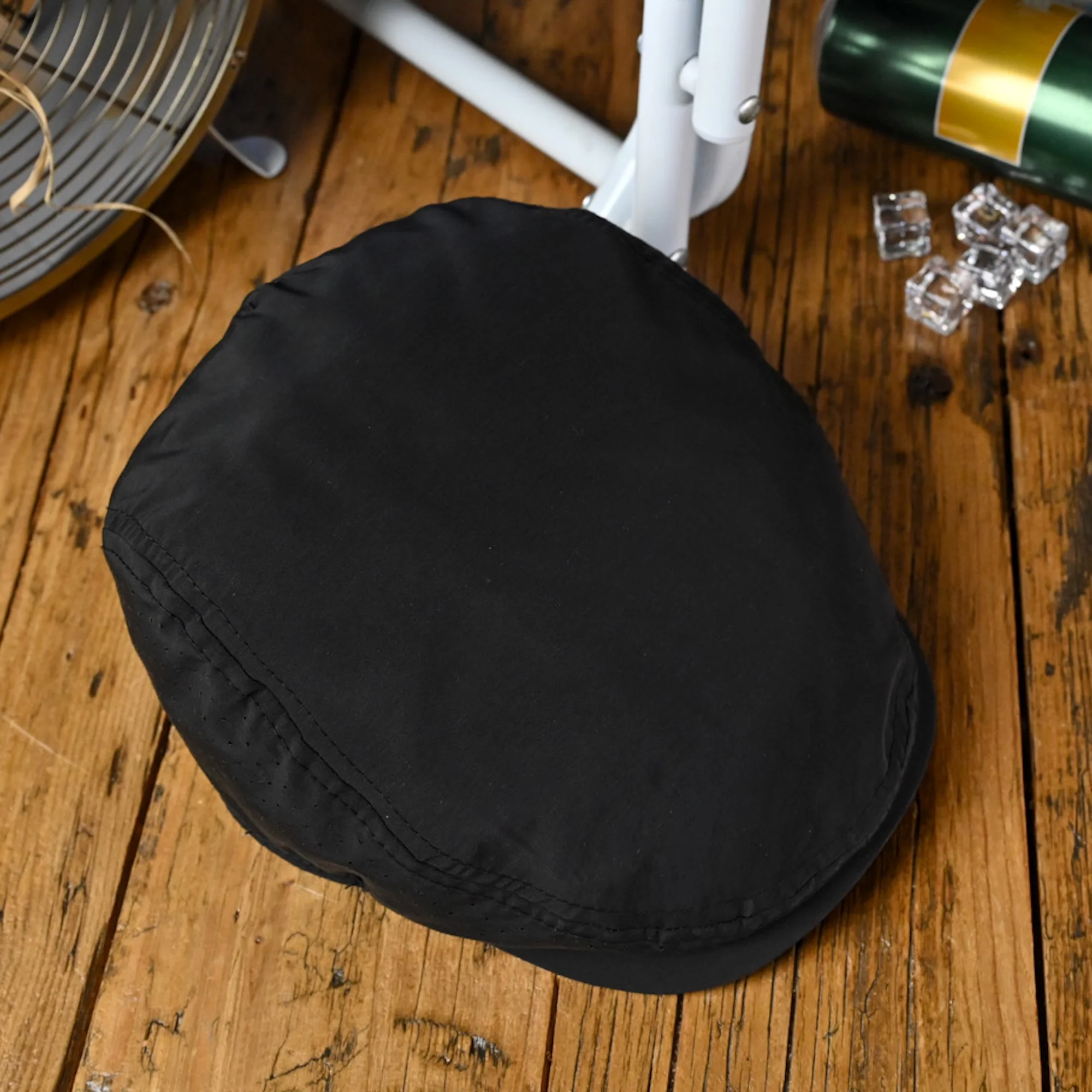 The Cool Air Single Panel Boston Scally Cap - Black - Image 10